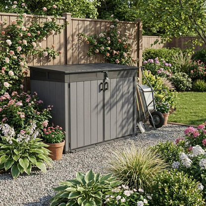 Keter 4×2 Cortina Alto Heavy Duty Vertical Shed Dark Grey - image 2