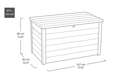 Keter Ontario 870L Storage Box