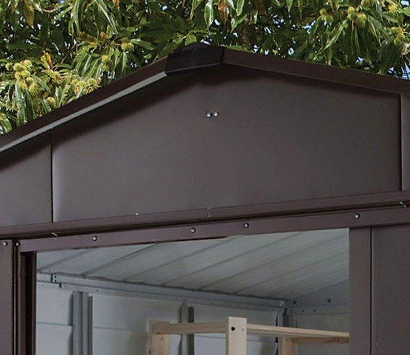 YardMaster 10 x 12 ft Woodview Shiplap Metal Shed - image 9