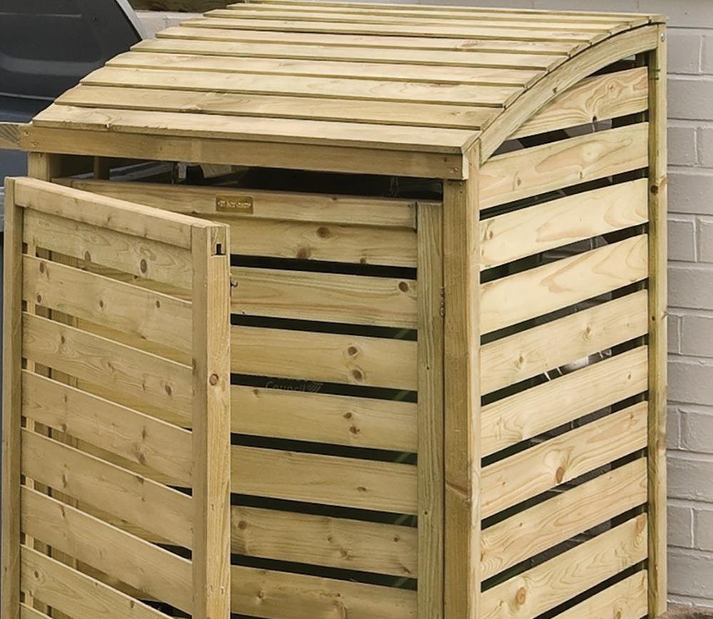Rowlinson Classic Triple Wheelie Bin Store - image 3