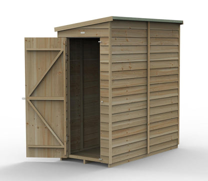 Forest 3 x 6 ft Overlap Pent Shed - image 2