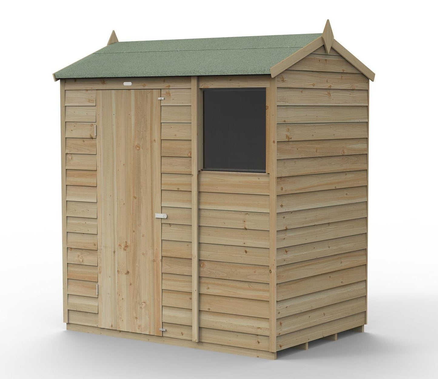 Forest 6 x 4 ft Overlap Reverse Shed - image 3