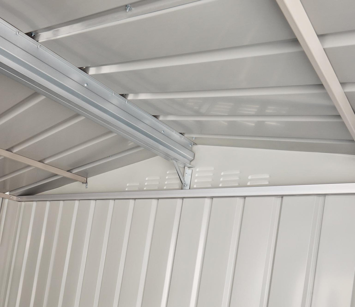 Globel 10 x 15 ft Dual Door Metal Workshop Garage - image 11