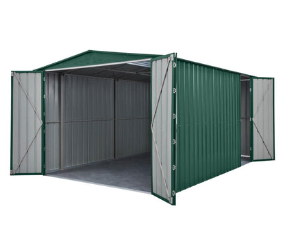 Globel 10 x 15 ft Dual Door Metal Workshop Garage - image 6