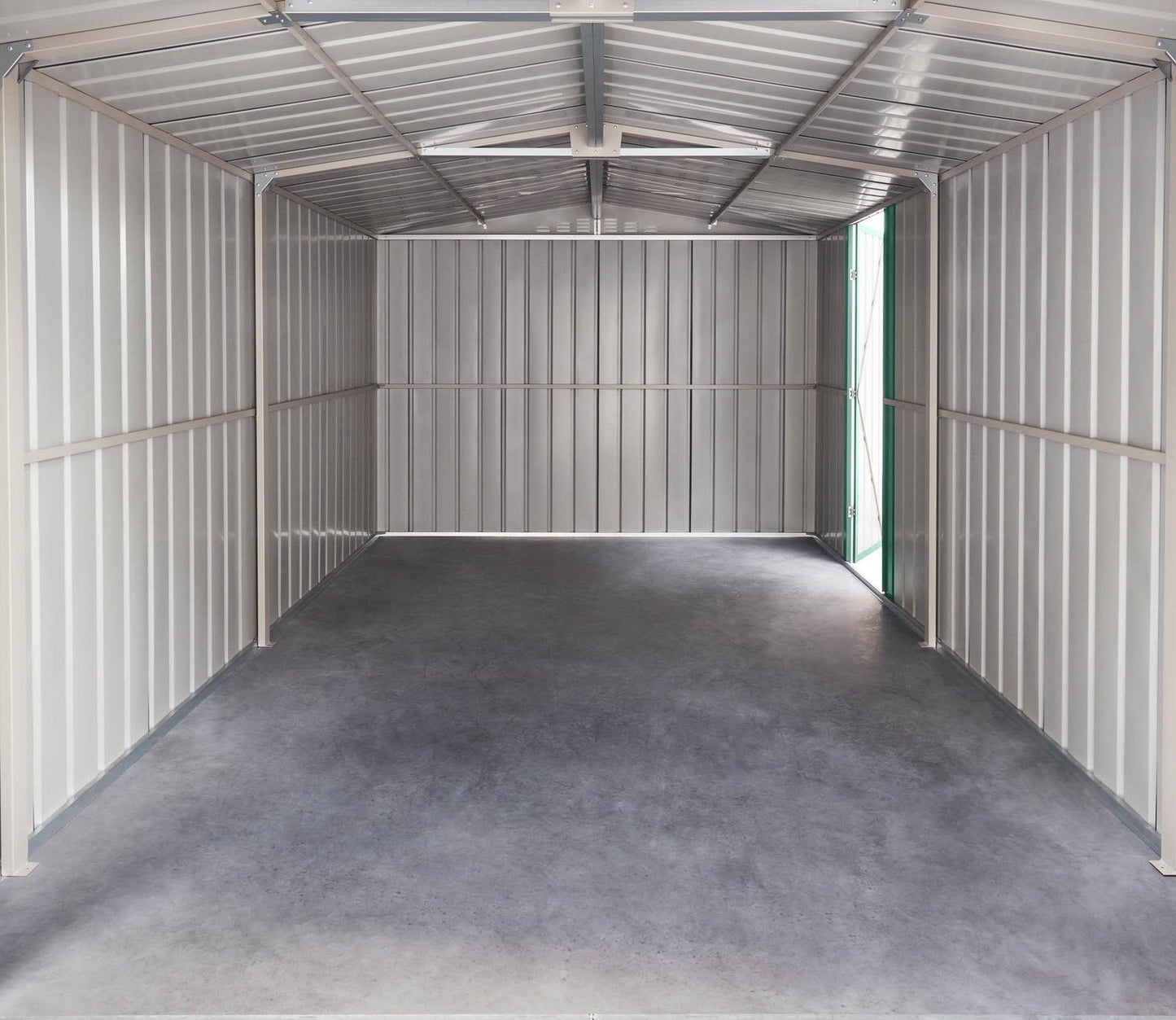Globel 10 x 15 ft Dual Door Metal Workshop Garage - image 9