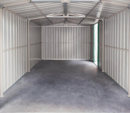 Globel 10 x 15 ft Dual Door Metal Workshop Garage - image 9