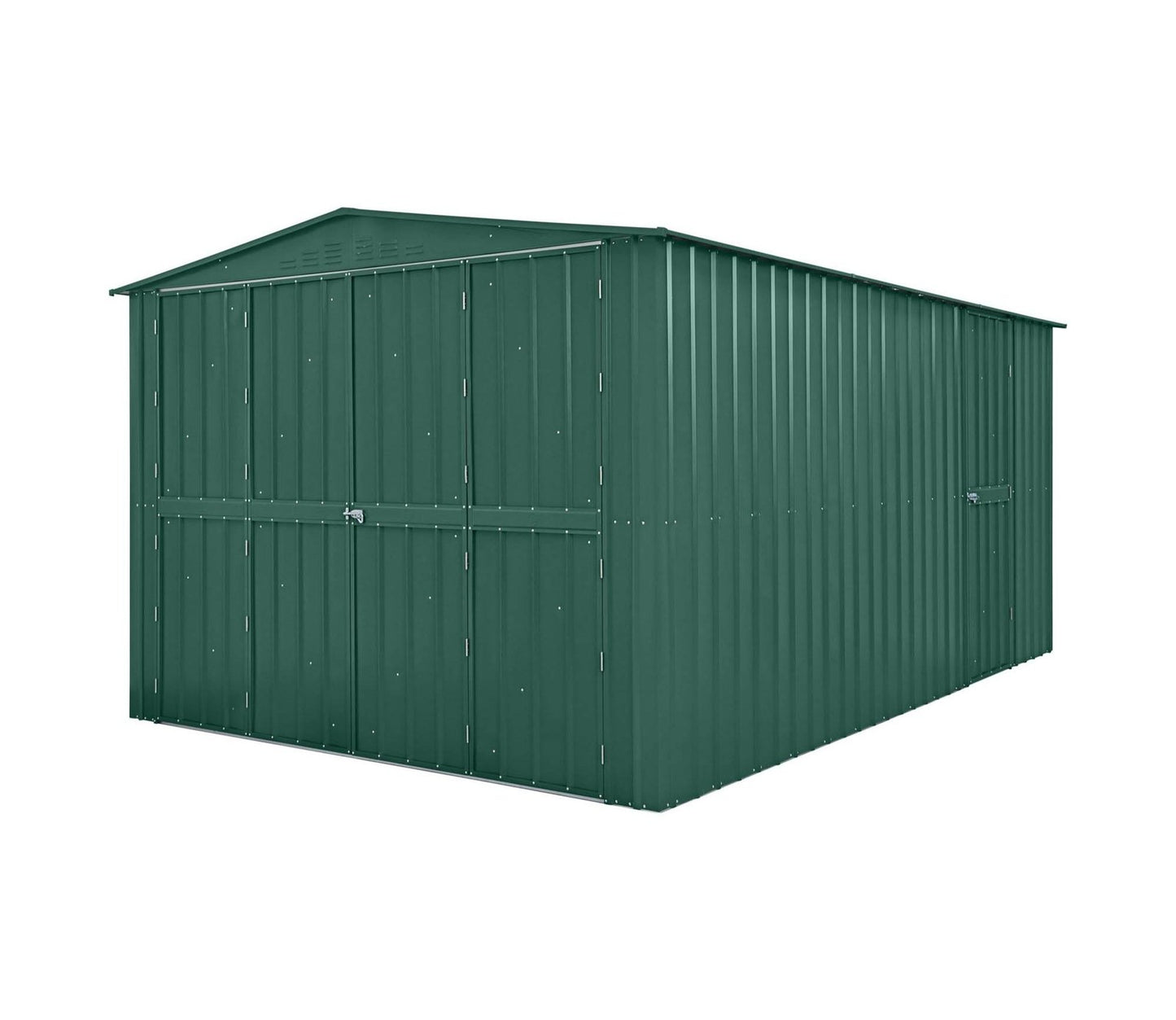 Globel 10 x 15 ft Dual Door Metal Workshop Garage - image 7
