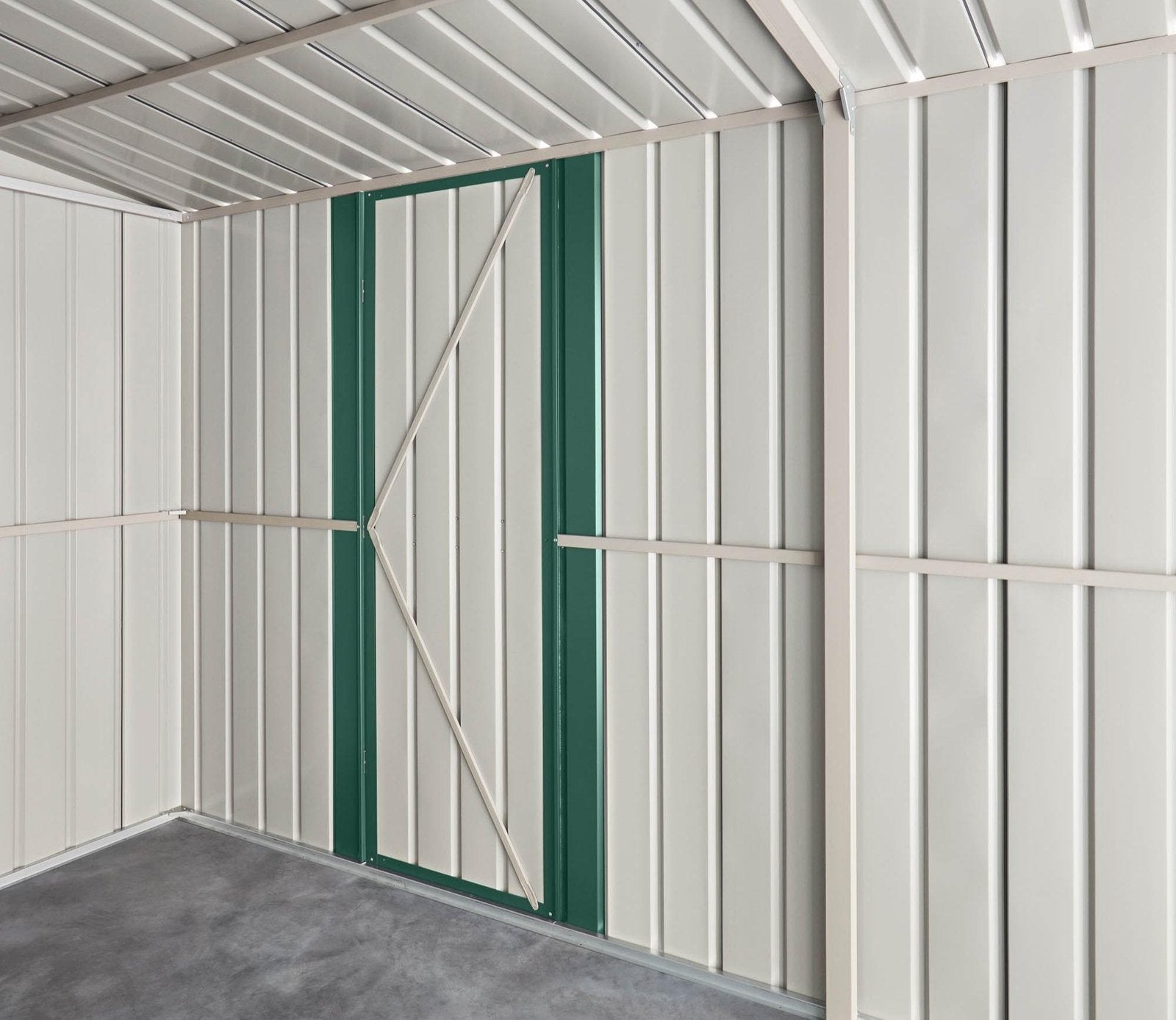 Globel 10 x 15 ft Dual Door Metal Workshop Garage - image 10