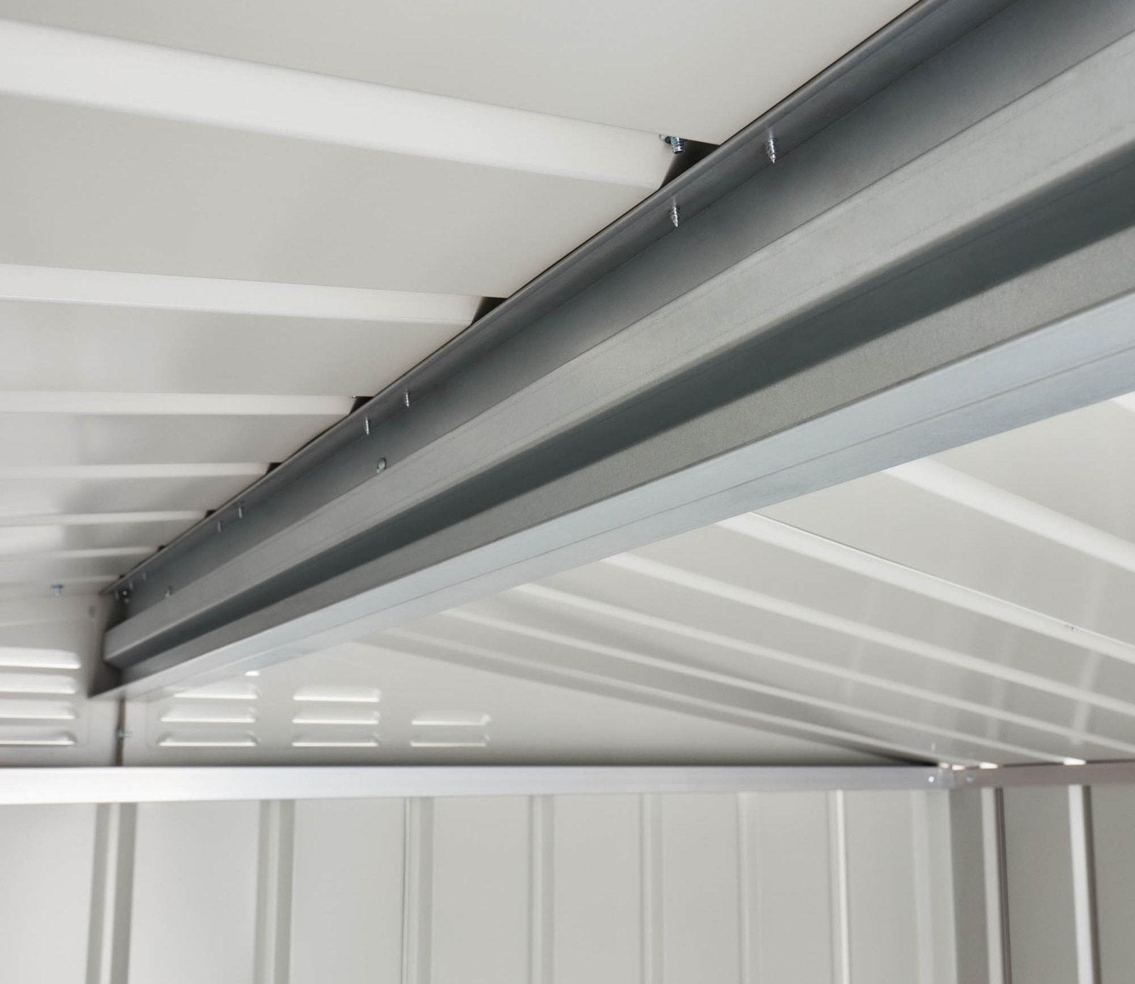 Globel 8 x 3 ft Grey Apex Metal Shed - image 4