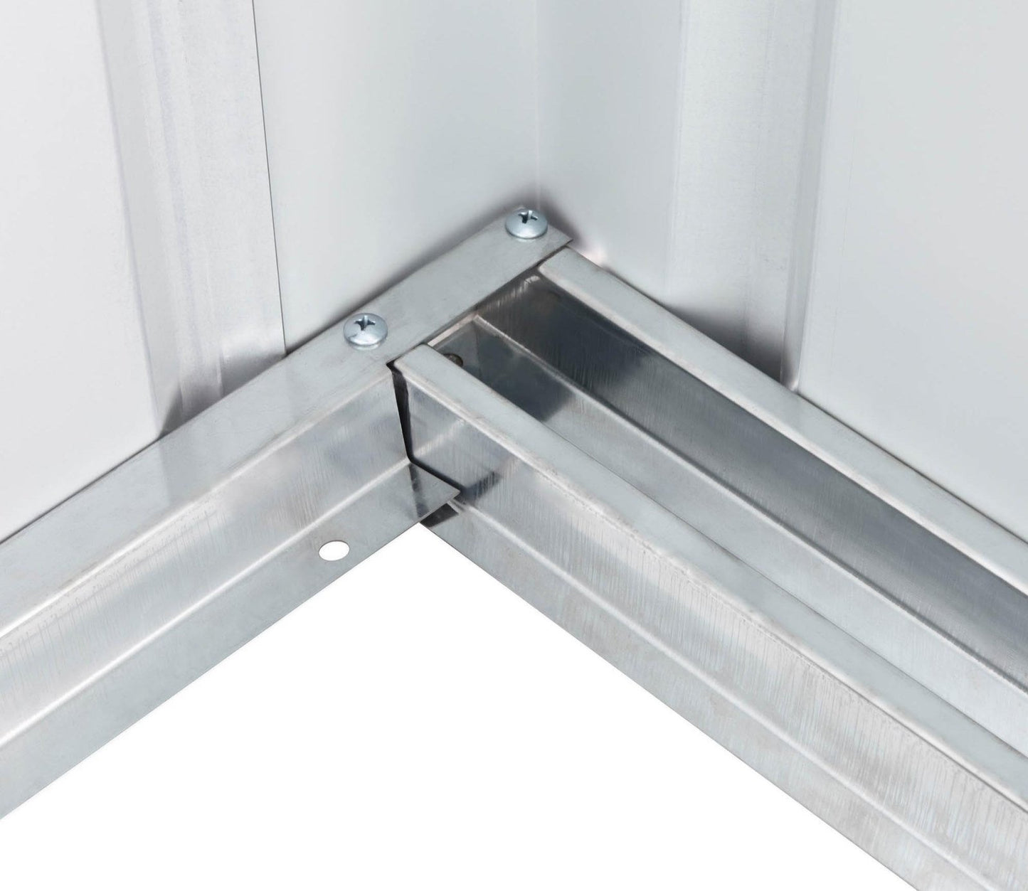 Globel 8 x 3 ft Grey Apex Metal Shed - image 6