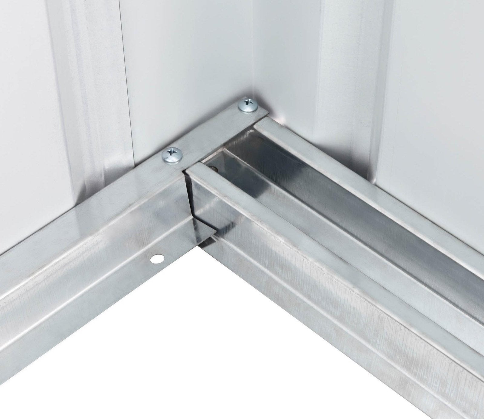 Globel 8 x 3 ft Grey Apex Metal Shed - image 6