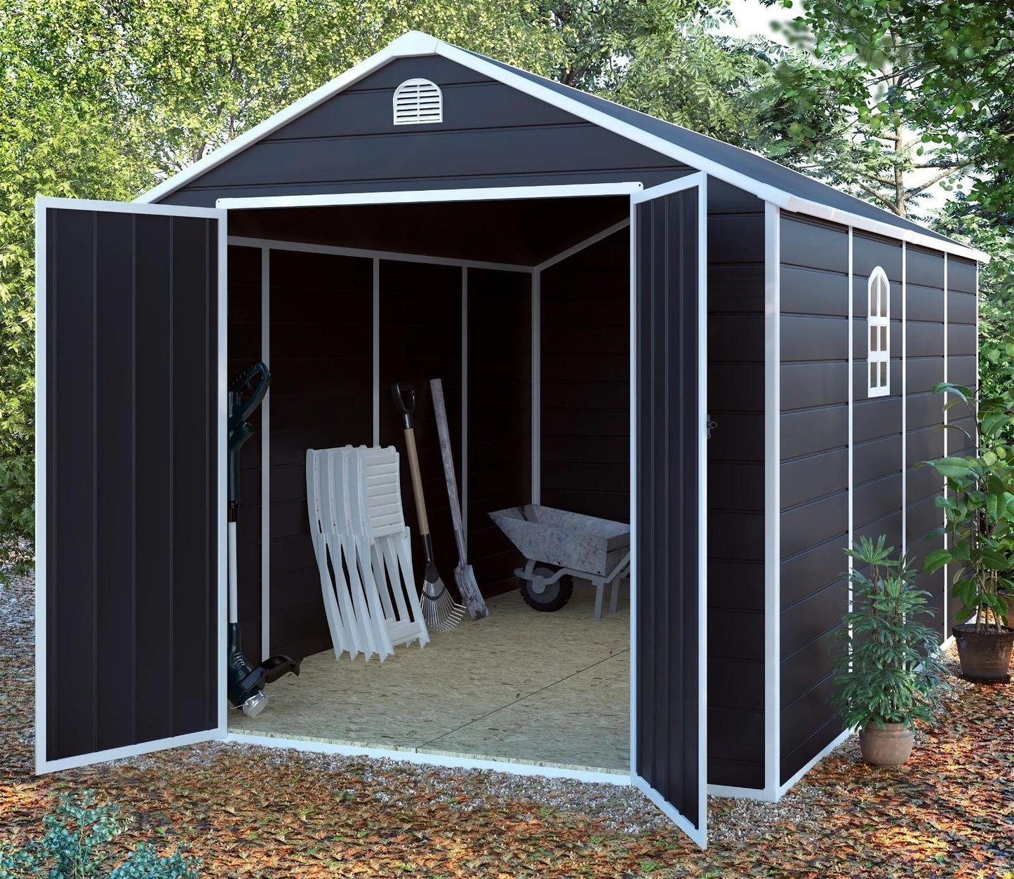 Lotus Sheds Sono 8 x 12 ft Apex Plastic Shed - image 2