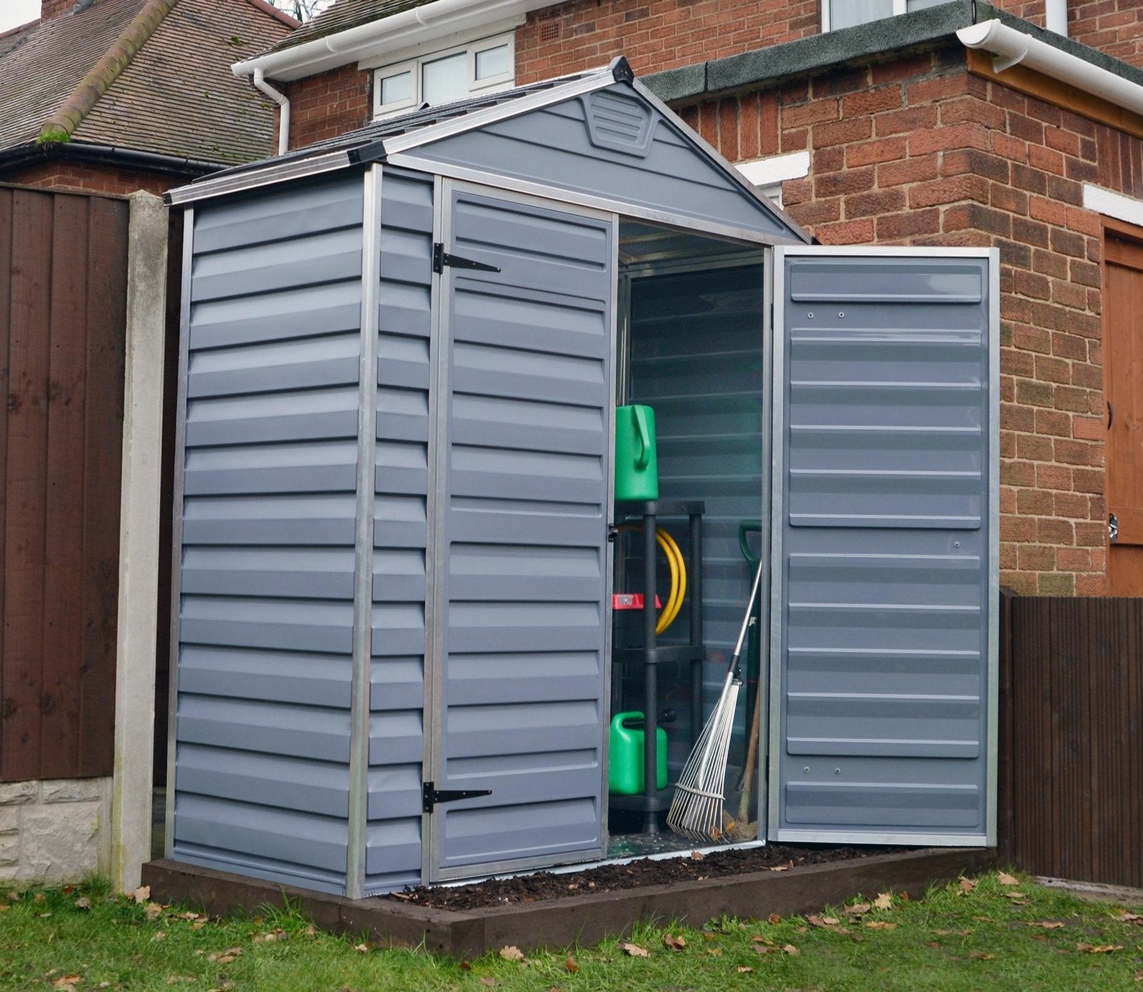 Palram Canopia 6 x 3 ft Skylight Anthracite Polycarbonate Shed - image 2