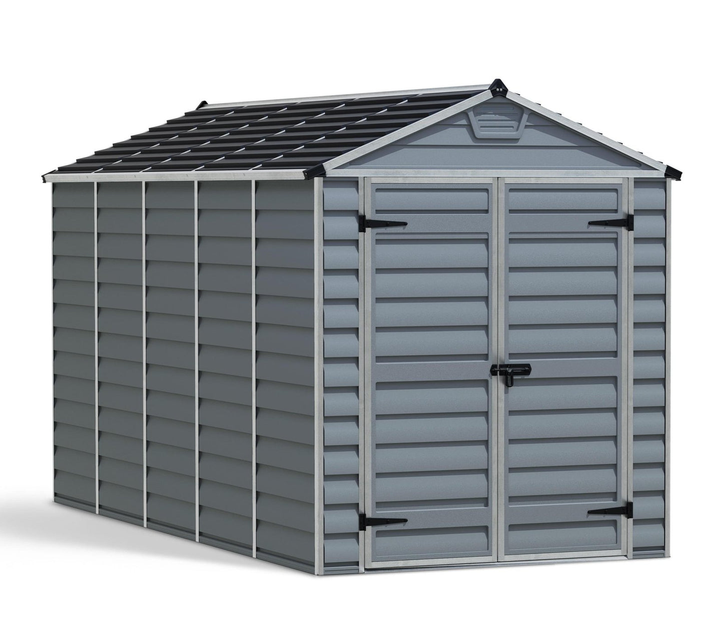 Palram Canopia 6 x 12 ft Skylight Anthracite Polycarbonate Shed - image 2