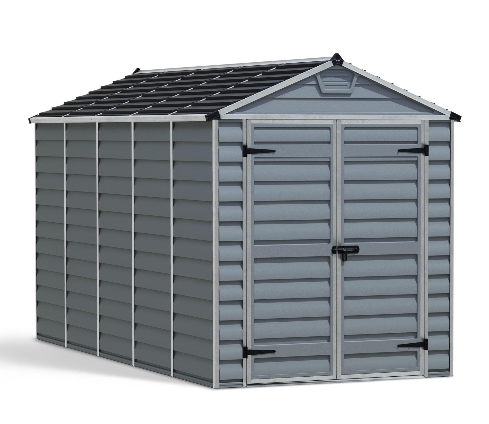Palram Canopia 6 x 12 ft Skylight Anthracite Polycarbonate Shed - image 2