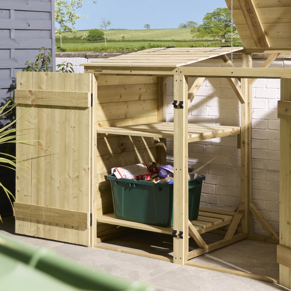 Premier Shiplap Double Bin Store With Box Store - image 3