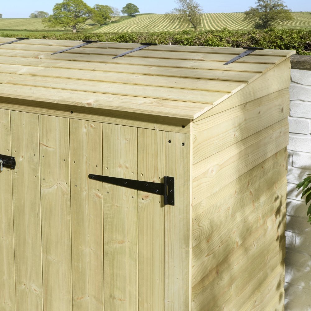 Premier Shiplap Double Bin Store With Box Store - image 6