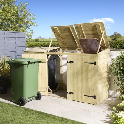 Premier Shiplap Triple Bin Store - image 7