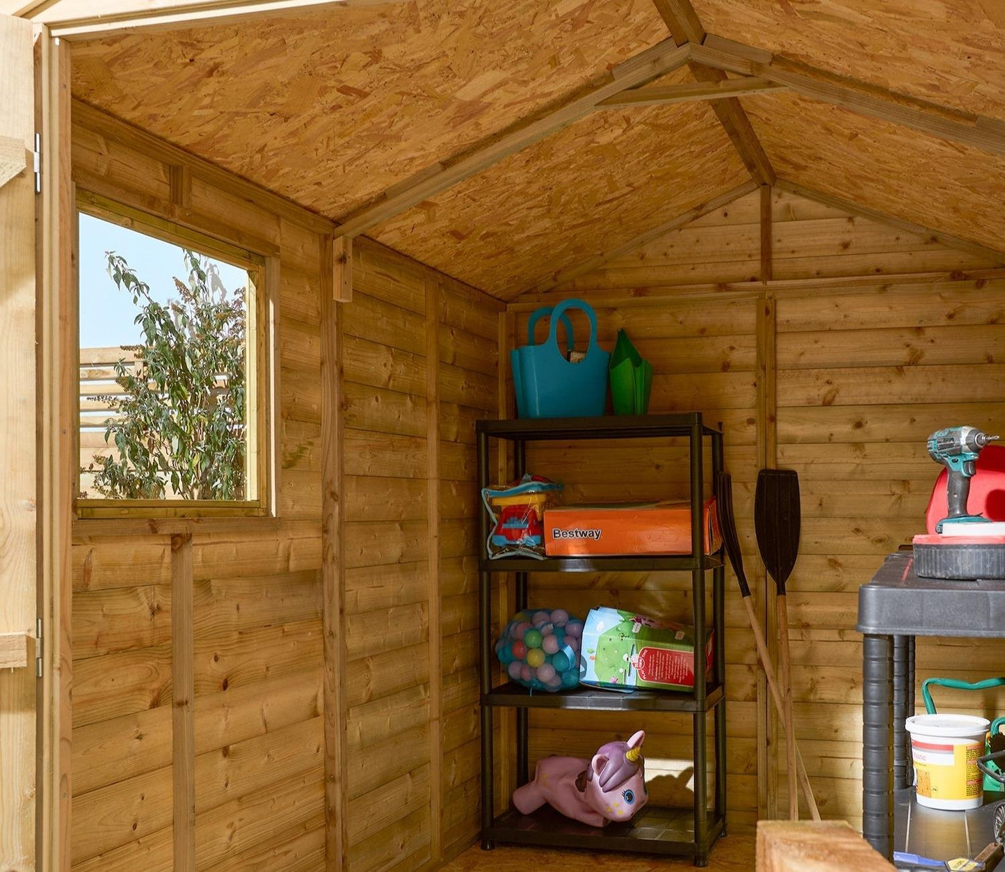 Rowlinson 6 x 8 ft Shiplap Apex Shed - image 5