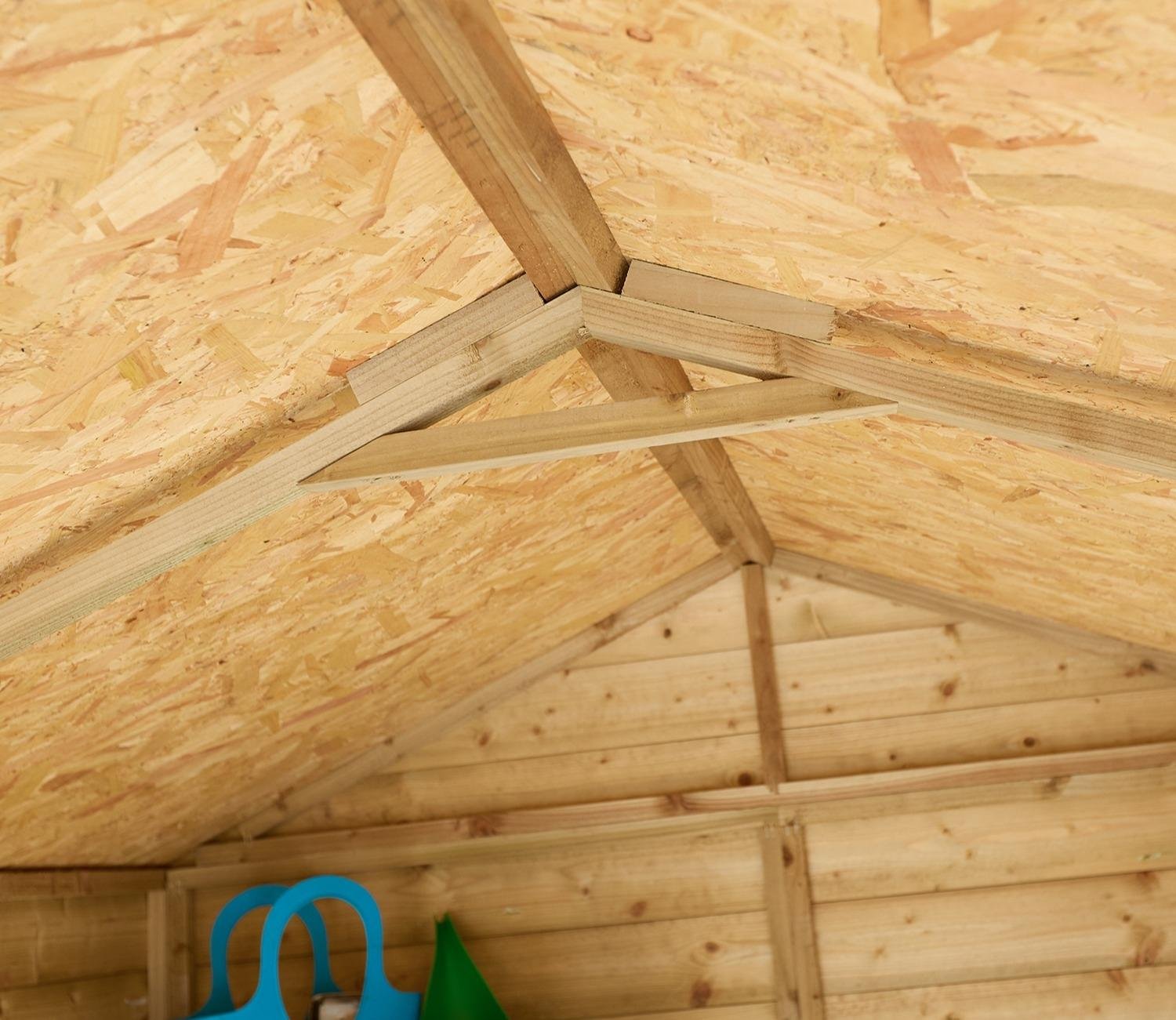 Rowlinson 6 x 8 ft Shiplap Apex Shed - image 8