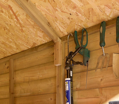 Rowlinson 6 x 8 ft Shiplap Apex Shed - image 7