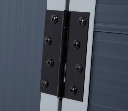Rowlinson Airevale 4 x 6 ft Dark Grey Plastic Apex Shed - image 9