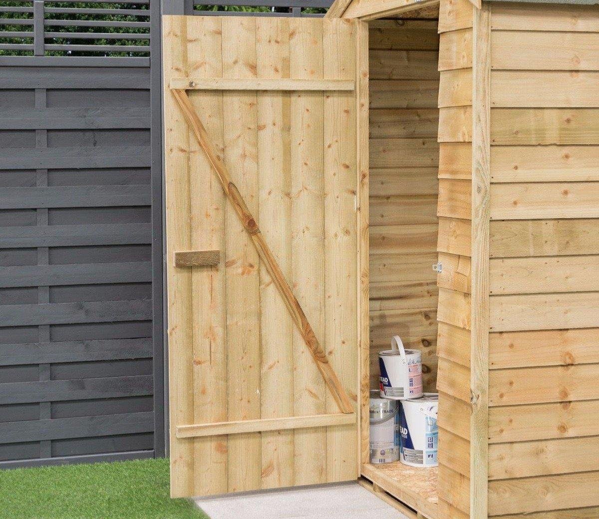 Rowlinson Overlap 4 x 3 ft Shed - image 3