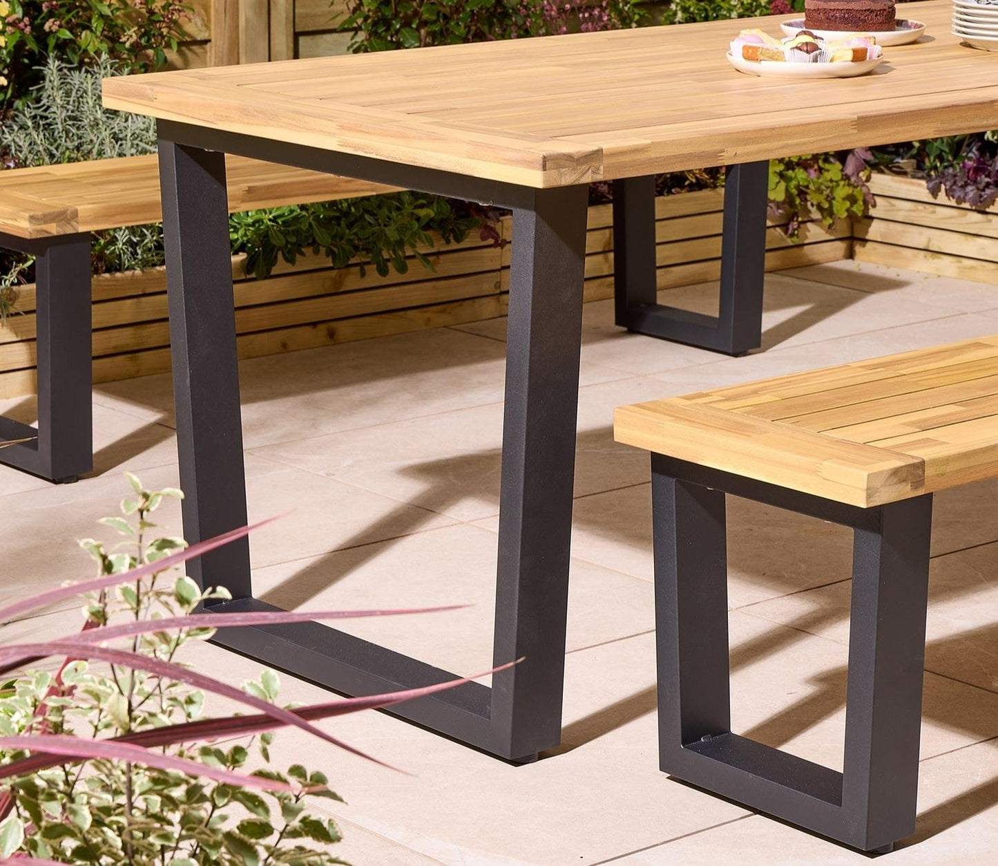 Rowlinson Stockholm 6 Seat Dining Set - image 3