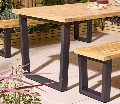 Rowlinson Stockholm 6 Seat Dining Set - image 3
