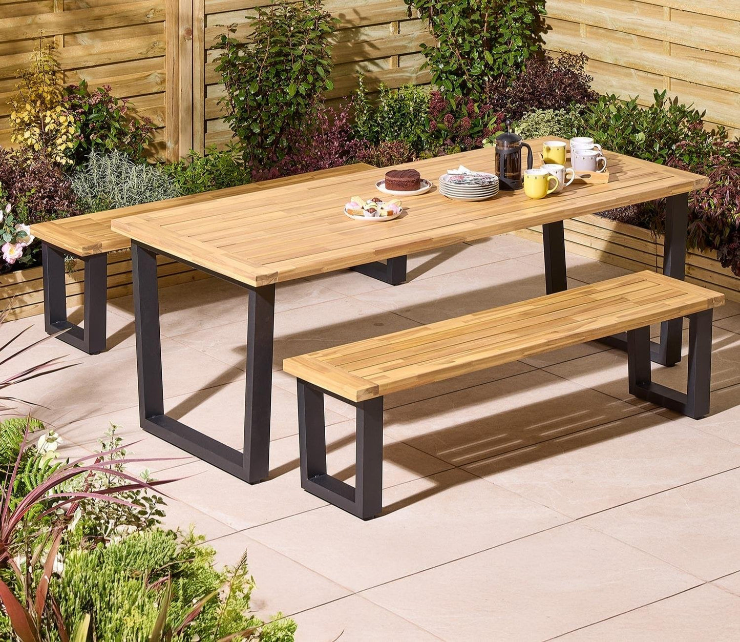 Rowlinson Stockholm 6 Seat Dining Set - image 2