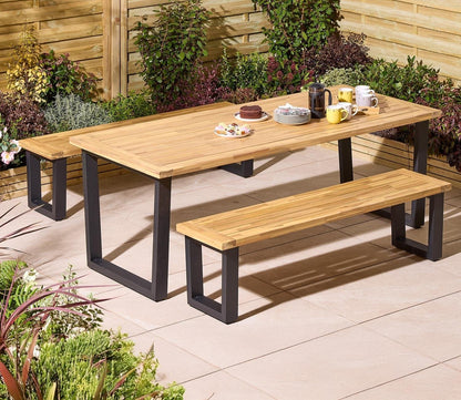 Rowlinson Stockholm 6 Seat Dining Set - image 2