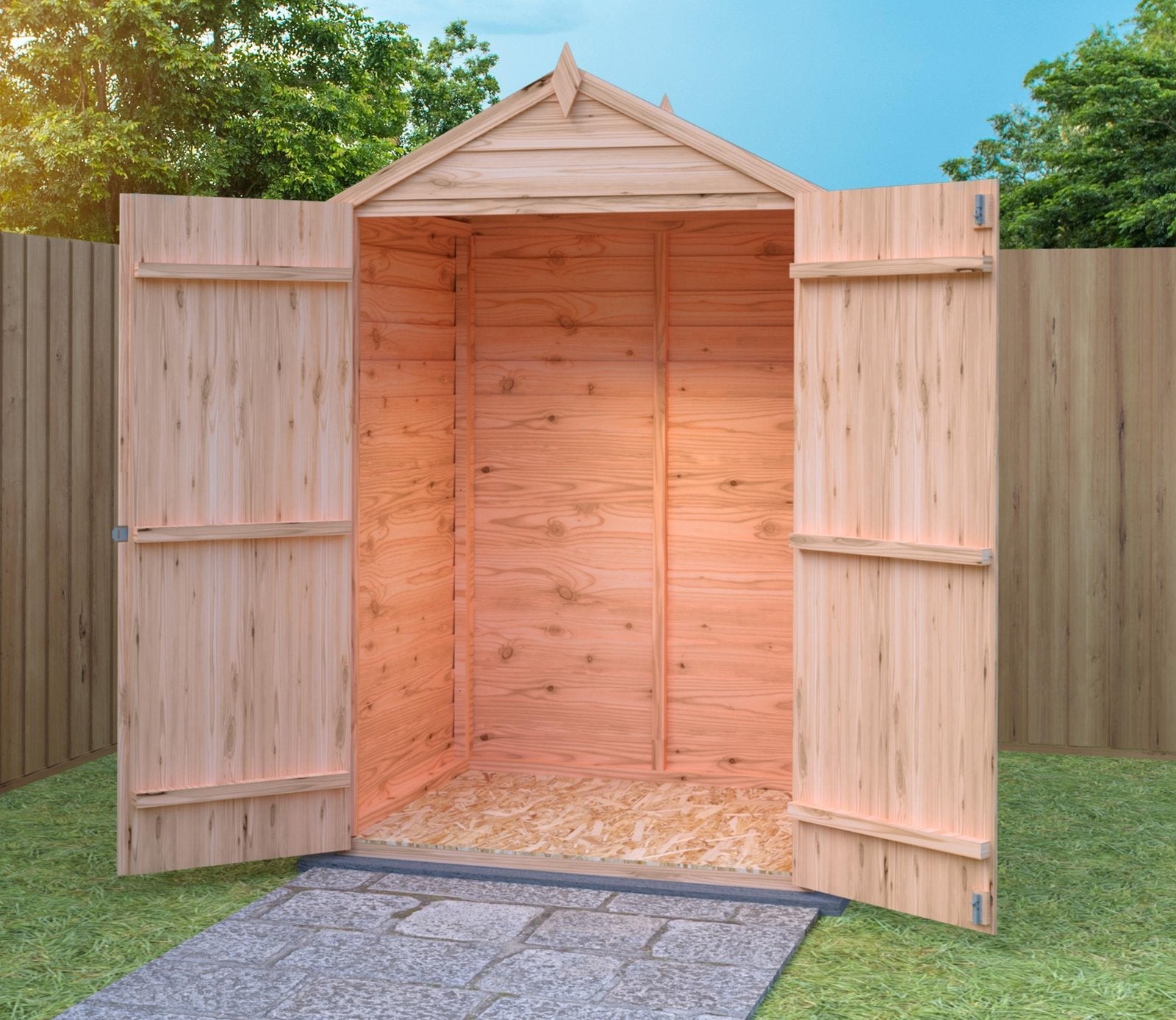 Shire Overlap 4 x 3 ft Dip Treated Shed - image 2