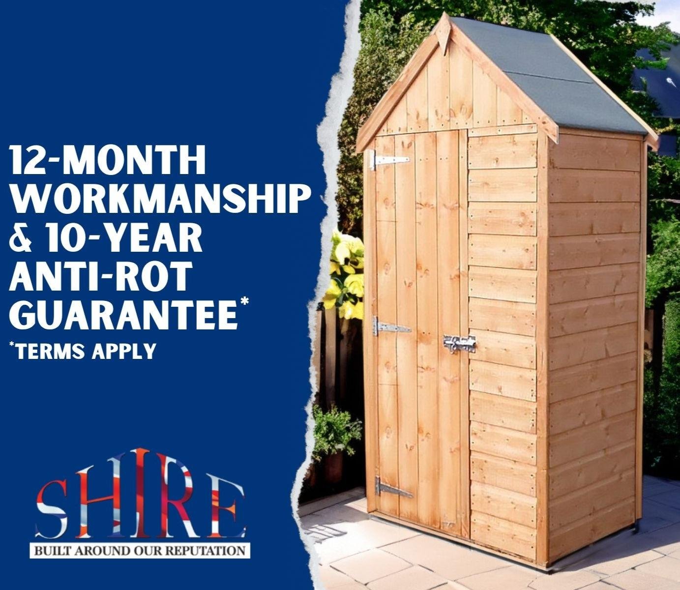 Shire Pent 6 x 2 ft Bike Store - image 9