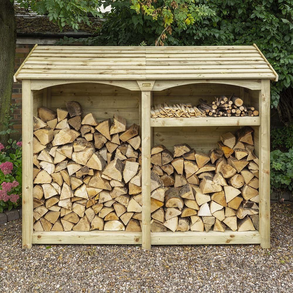 Signature Heritage T&G Tall Double Log Store - image 3