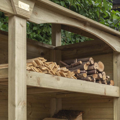 Signature Heritage T&G Tall Double Log Store - image 5