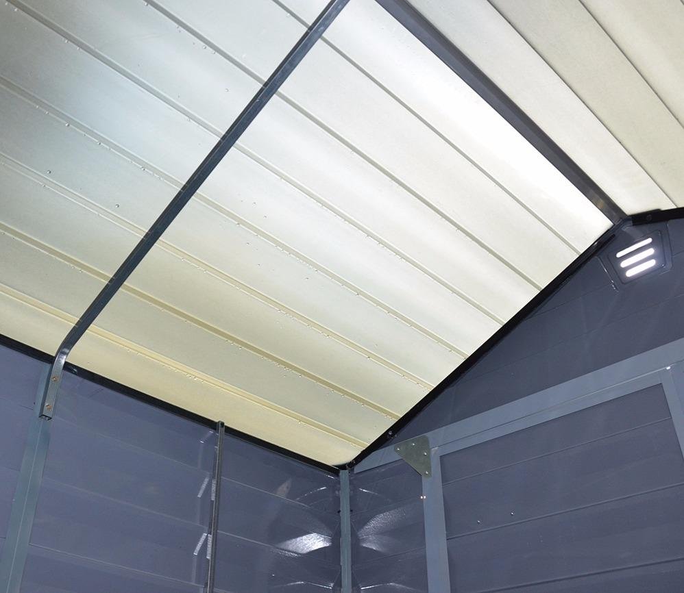 Palram Canopia 6 x 8 ft Skylight Anthracite Polycarbonate Shed - image 4