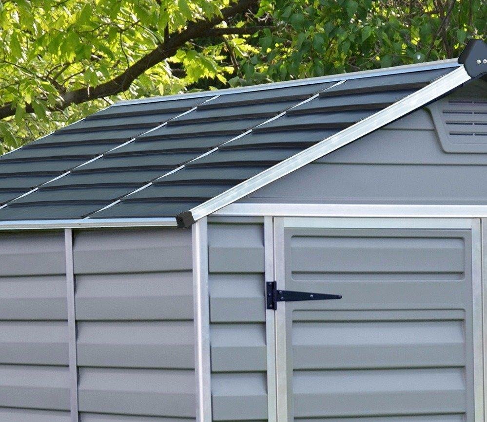 Palram Canopia 6 x 8 ft Skylight Anthracite Polycarbonate Shed - image 9