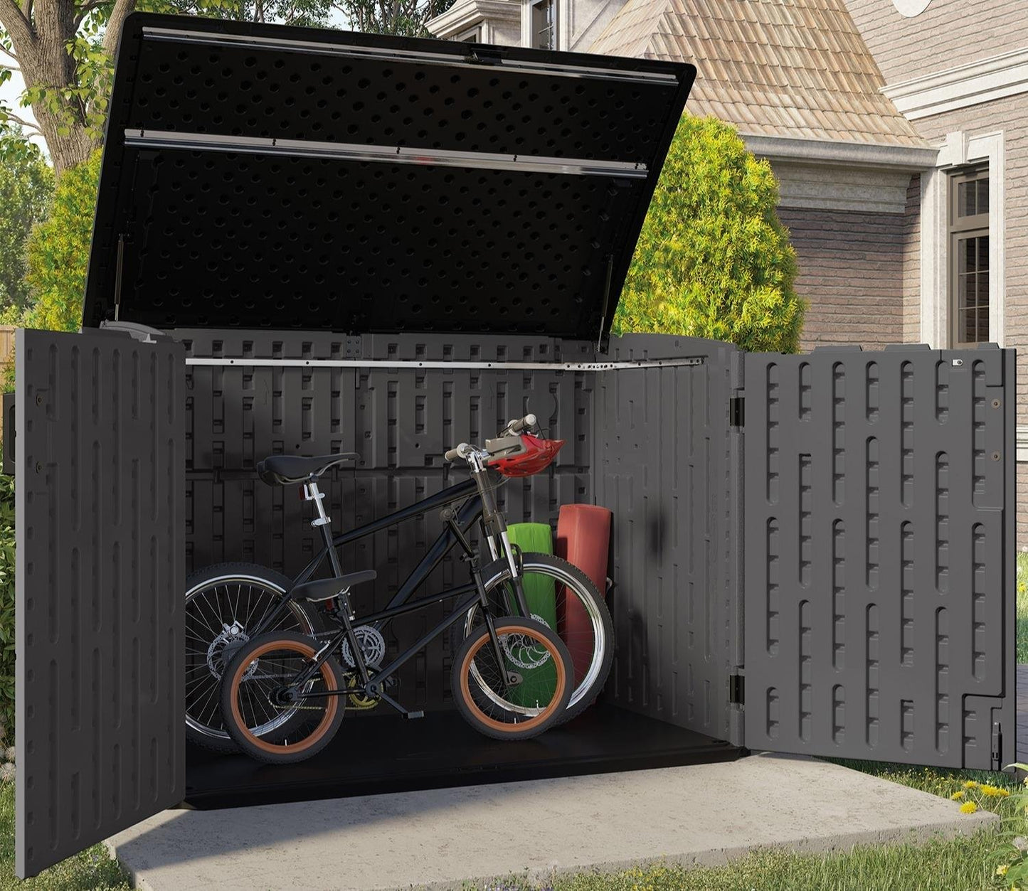 Suncast Moda Stow-Away 6 x 3 ft Storage Shed - image 2