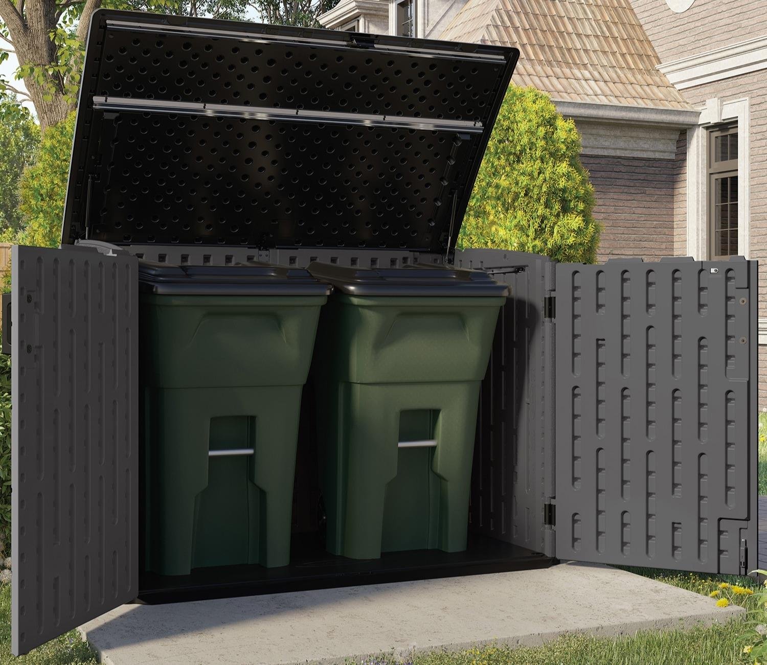 Suncast Moda Stow-Away 6 x 3 ft Storage Shed - image 3