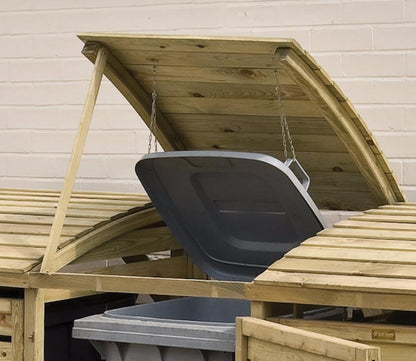 Rowlinson Classic Triple Wheelie Bin Store - image 2