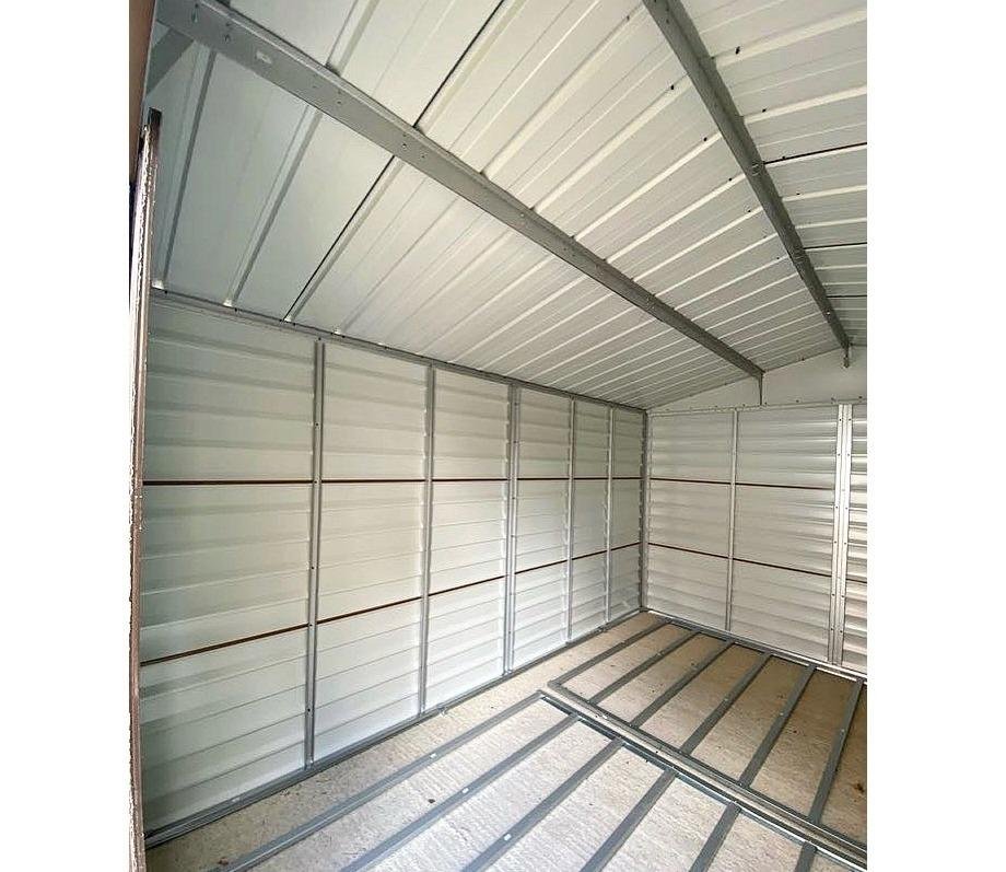 YardMaster 10 x 12 ft Woodview Shiplap Metal Shed - image 7