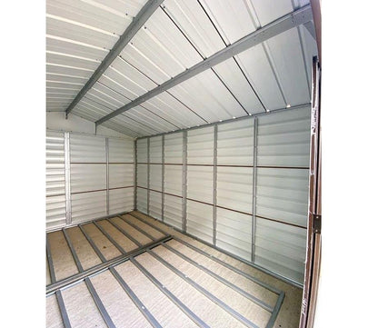 YardMaster 10 x 12 ft Woodview Shiplap Metal Shed - image 8