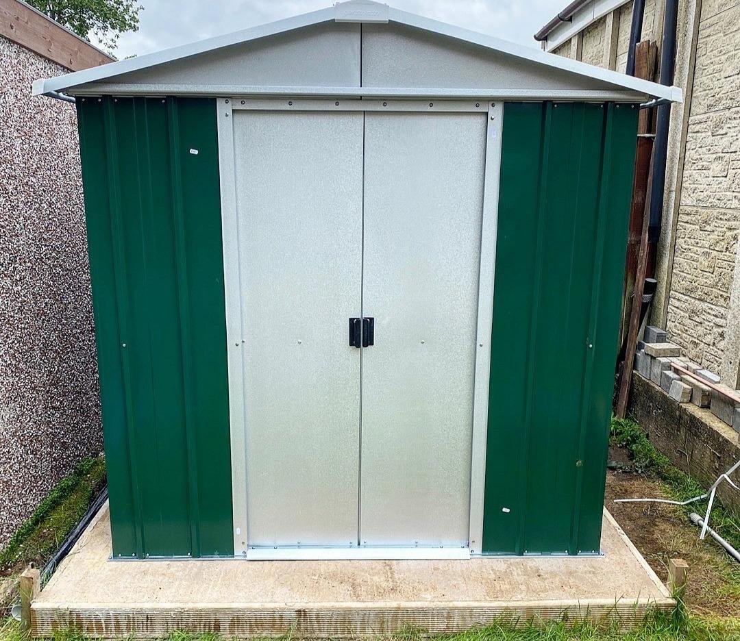 YardMaster 6 x 6 ft Emerald Deluxe Metal Shed - image 3